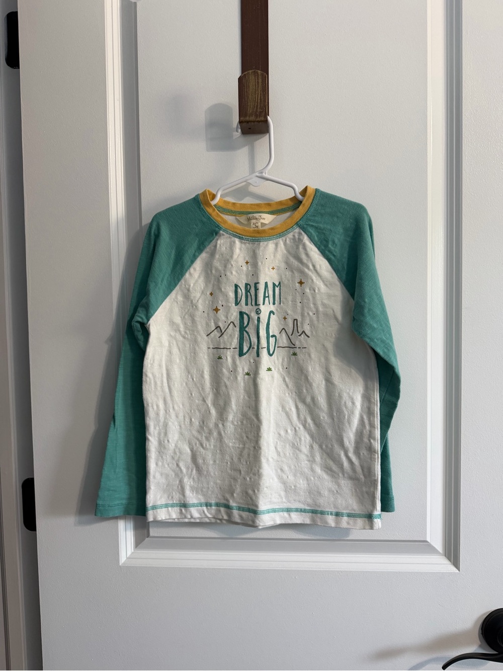 Matilda Jane Dream Big Raglan Tee - Green/White